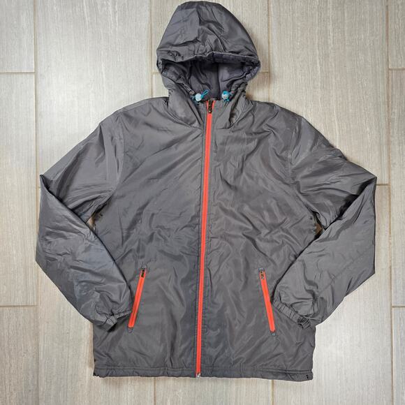 ORIGINAL PENGUIN  By Munsingwear Gray/Orange INSULATED JACKET Men's Lg - Picture 2 of 10